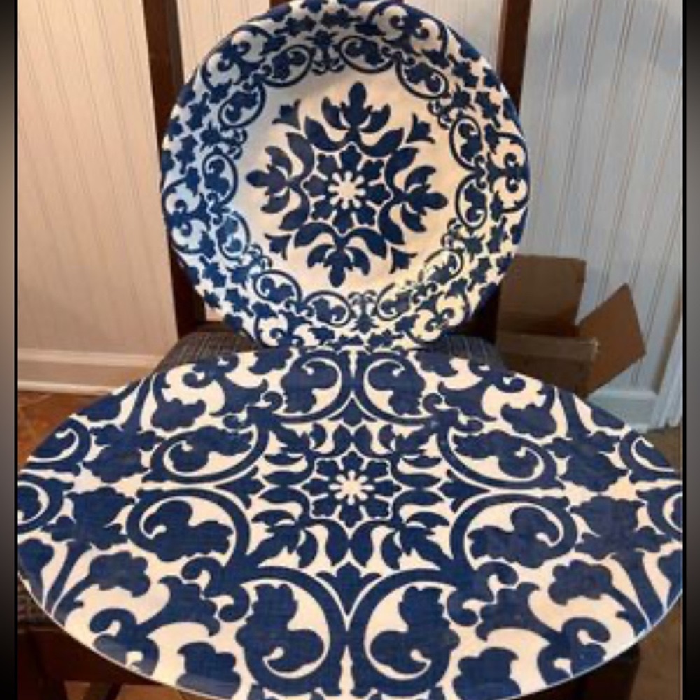 Pier 1 Import Melamine Serving Tray And Bowl.